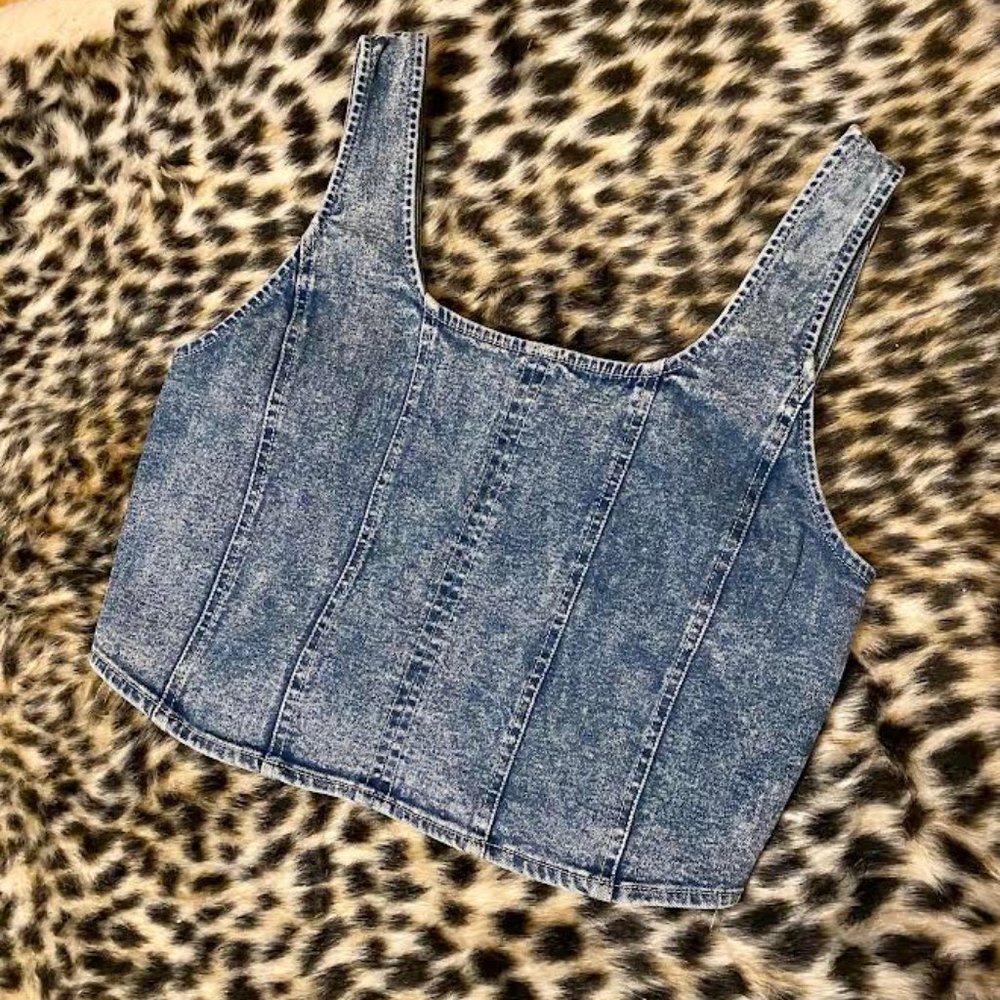 Fab'rik Demin Corset Top